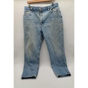 Riders by Lee Jeans Womens 18P Petite Light Wash Blue Denim Straight Leg Classic